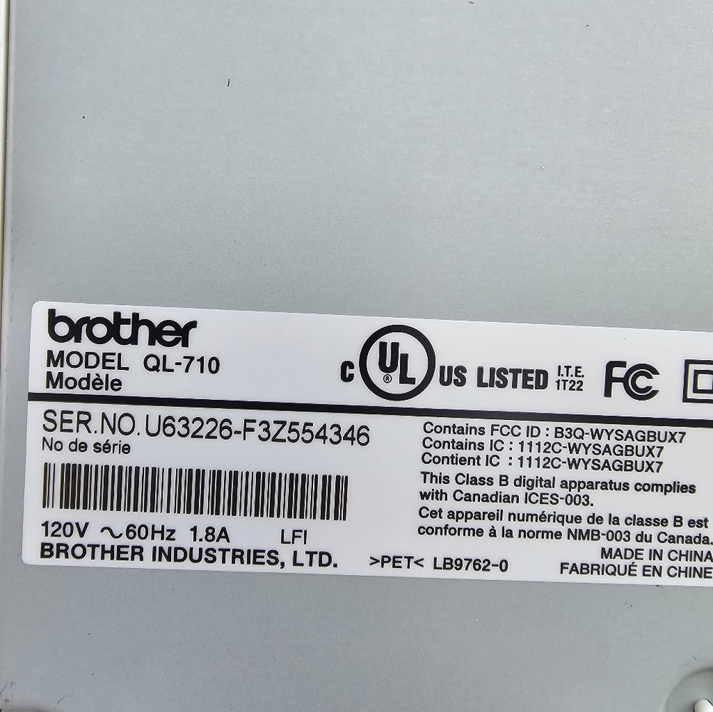 Brother QL-710W Wireless Label Thermal Printer - Picture 6 of 8